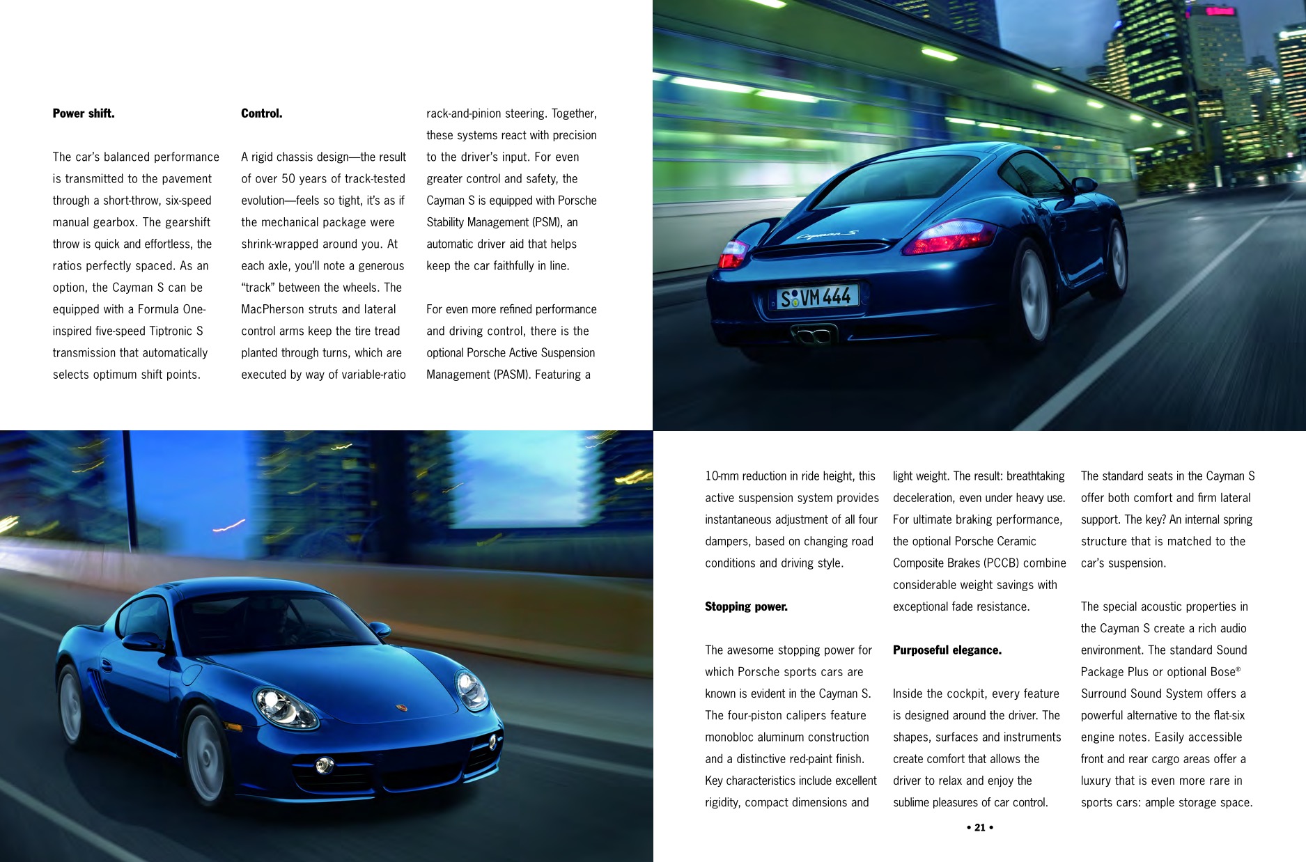 2007 Porsche Cayman Brochure Page 30
